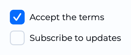 Checkbox component