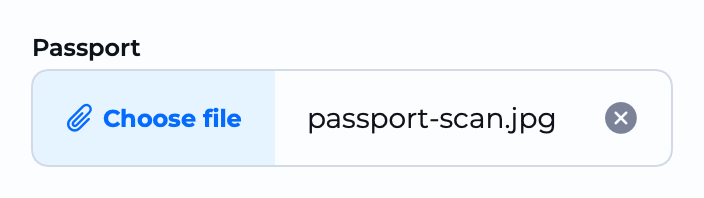 FileInput component