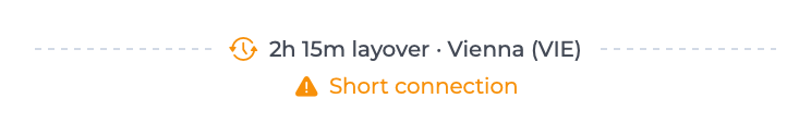 LayoverRow component