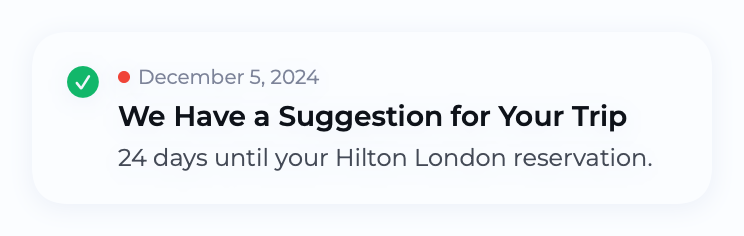 NotificationCard component