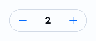 QuantityStepper component