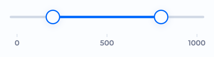 RangeSlider component