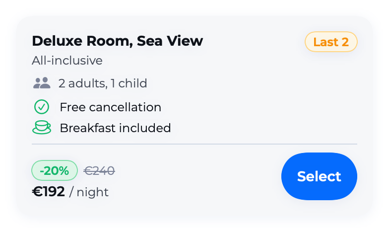 RoomCard component