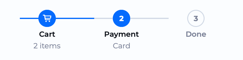 Steps component