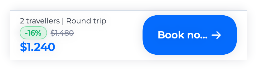StickyBookingBar component
