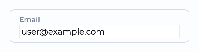 TextInput component